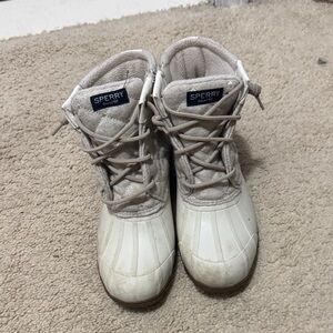 Sperry women white Snow Boots
